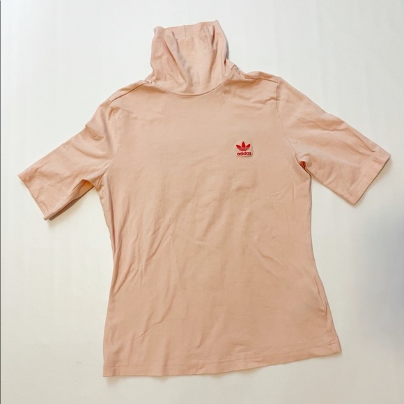adidas originals Love Set pink high neck tee sz - Picture 3 of 4